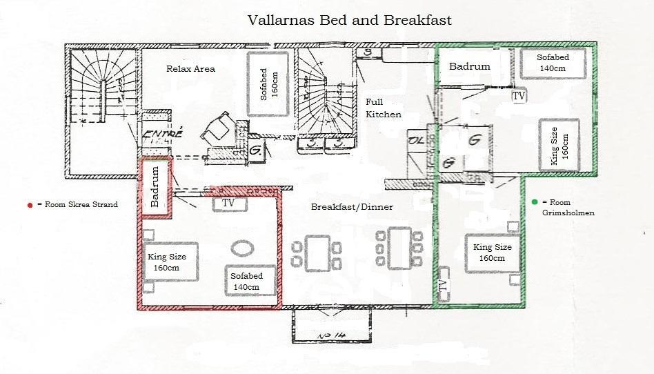 Vallarnas Bed & Breakfast Falkenberg Exteriér fotografie